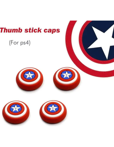Cubiertas de agarre para joystick 3D Play+ - Juego de 4 - ADR Cubiertas de agarre para joystick 3D Play+ - Juego de 4 - ADR