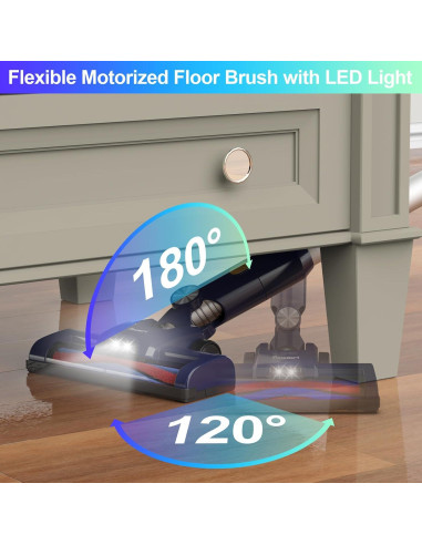 Aspiradora Inalámbrica Powaert N7S 6 en 1 Ligera 2200mAh