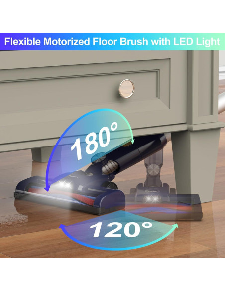 Aspiradora Inalámbrica Powaert N7S 6 en 1 Ligera 2200mAh