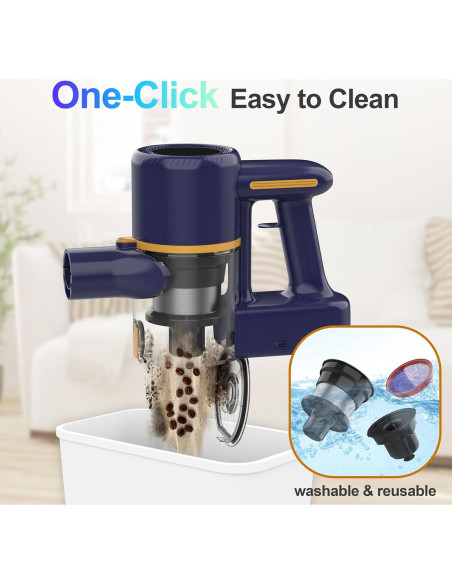 Aspiradora Inalámbrica Powaert N7S 6 en 1 Ligera 2200mAh