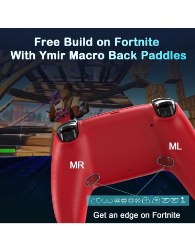 Controlador SWTOTK Ymir para PS4 y PC, Inalámbrico, Naranja