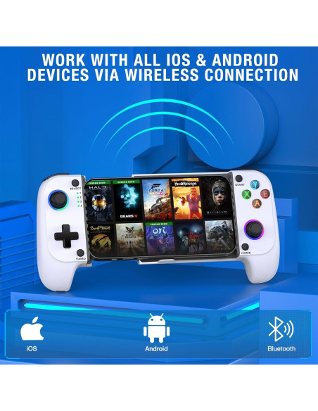Controlador de Juegos Móvil Inalámbrico Larstylee para iPhone/Android