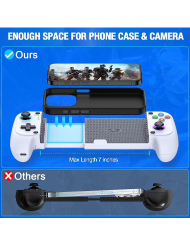 Controlador de Juegos Móvil Inalámbrico Larstylee para iPhone/Android