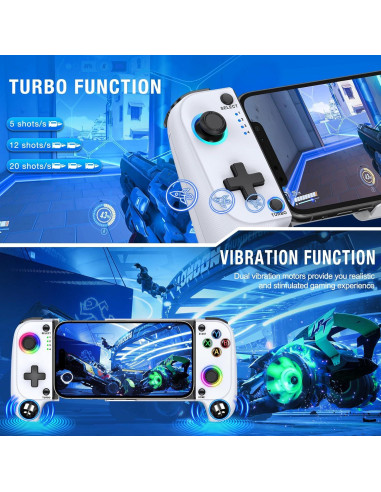 Controlador de Juegos Móvil Inalámbrico Larstylee para iPhone/Android