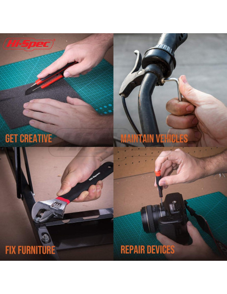 Juego de Herramientas Hi-Spec 49 Piezas para Bricolaje