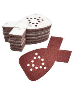 50 Almohadillas de Lijado Grano 40 Black and Decker 95x135mm