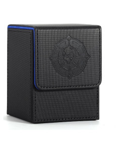 Caja de Cartas de Cuero PU Komick para MTG y Yu-Gi-Oh, 100+ Cartas