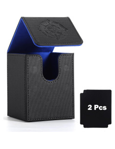 Caja de Cartas de Cuero PU Komick para MTG y Yu-Gi-Oh, 100+ Cartas 2