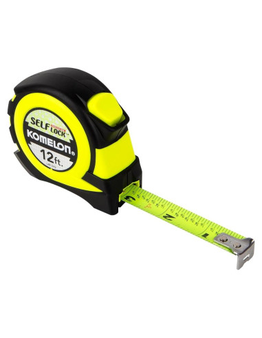 Cinta Métrica Komelon 3.7 m Hi-Vis Auto Bloqueo