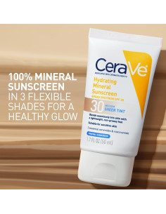 CeraVe Protector Solar Mineral Hidratante SPF 30 Tono Transparente 48g 2
