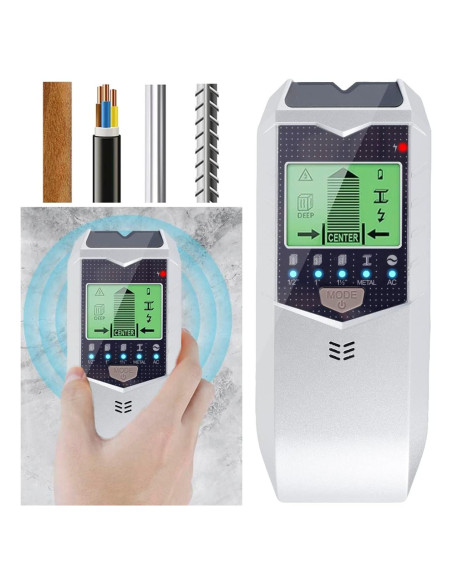 Buscador de Estudio 5 en 1 HOTBEST SH402 Detector de Pared Buscador de Estudio 5 en 1 HOTBEST SH402 Detector de Pared
