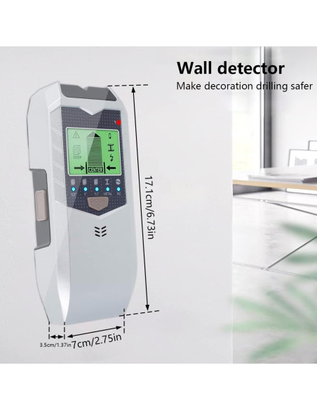 Buscador de Estudio 5 en 1 HOTBEST SH402 Detector de Pared Buscador de Estudio 5 en 1 HOTBEST SH402 Detector de Pared