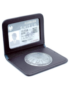 Conjunto de Réplicas S.H.I.E.L.D. Toynk | Cartera de Cuero 10x7 cm