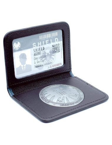 Conjunto de Réplicas S.H.I.E.L.D. Toynk | Cartera de Cuero 10x7 cm