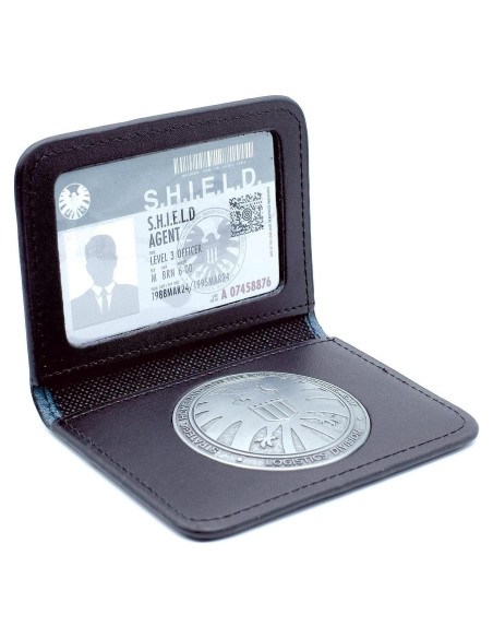 Conjunto de Réplicas S.H.I.E.L.D. Toynk | Cartera de Cuero 10x7 cm
