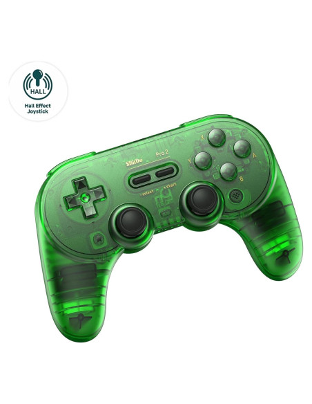 Controlador Bluetooth AKNES Pro 2 8Bitdo Verde Jade - Compatible Switch, Windows, Android