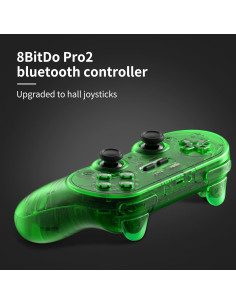 Controlador Bluetooth AKNES Pro 2 8Bitdo Verde Jade - Compatible Switch, Windows, Android 2