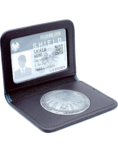 Conjunto de Réplicas S.H.I.E.L.D. Toynk | Cartera de Cuero 10x7 cm 2