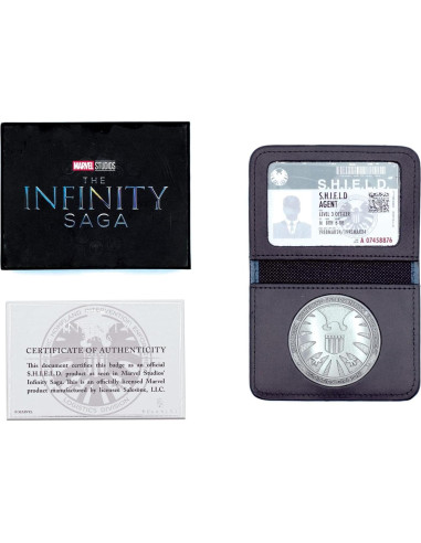 Conjunto de Réplicas S.H.I.E.L.D. Toynk | Cartera de Cuero 10x7 cm