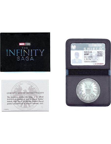 Conjunto de Réplicas S.H.I.E.L.D. Toynk | Cartera de Cuero 10x7 cm