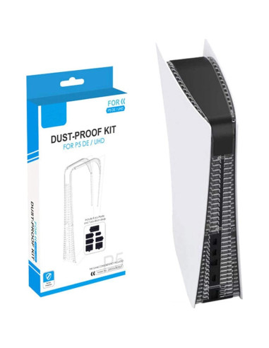 Cubierta Antipolvo Teiyii para PS5 + 10 Caps de Joystick