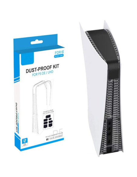 Cubierta Antipolvo Teiyii para PS5 + 10 Caps de Joystick