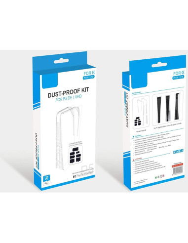 Cubierta Antipolvo Teiyii para PS5 + 10 Caps de Joystick