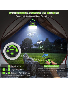 Linterna LED de Camping Sinvitron 1000LM Recargable IPX5 2