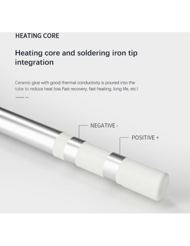 Soldador Eléctrico SainSmart 65W Pantalla Digital OLED