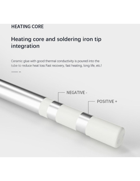 Soldador Eléctrico SainSmart 65W Pantalla Digital OLED