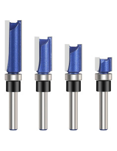 Juego de Brocas de Rebaje Vearter 4PCS 12.7mm con Guía