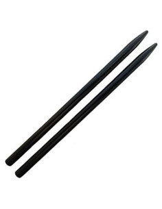 Agujas de Costura de Paracord Jig Pro Shop - Paquete de 2 Negro