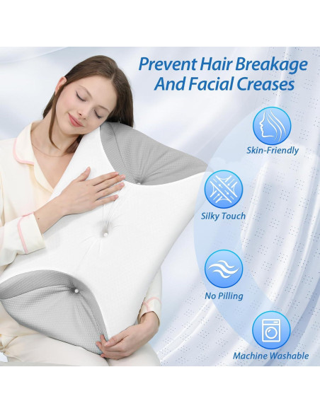 Almohada CPAP HOMCA Ergonómica con Espuma de Memoria 65x40cm