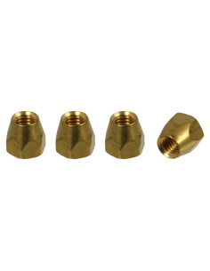 Tuercas de Truss Rod AllParts para Gibson, 4 piezas de Latón
