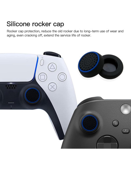 10 Fundas de Joystick Silicona XSPANDER para PS4 PS3 Xbox