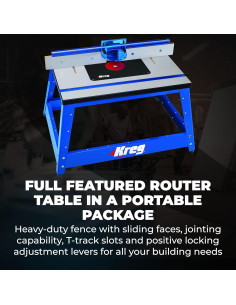 Mesa de Router Kreg PRS2100 Portátil 40.64 cm con Accesorios 2