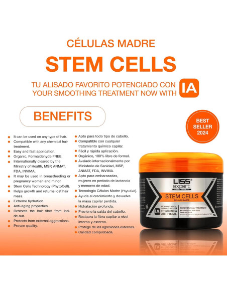 Tratamiento Alisador Liss Expert Queratina Orgánica 240g