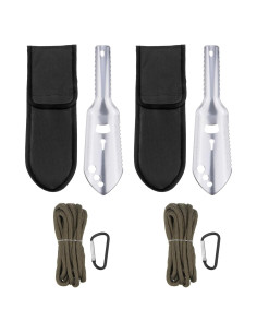 Pala Multifuncional 2pcs HARFINGTON 7 en 1 para Camping