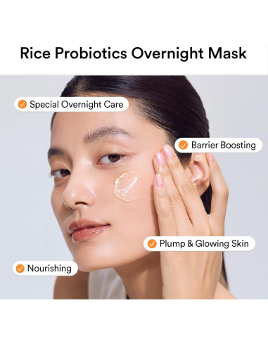 Máscara de Gel Probioticos Abib 80ml Hidratante Nocturna