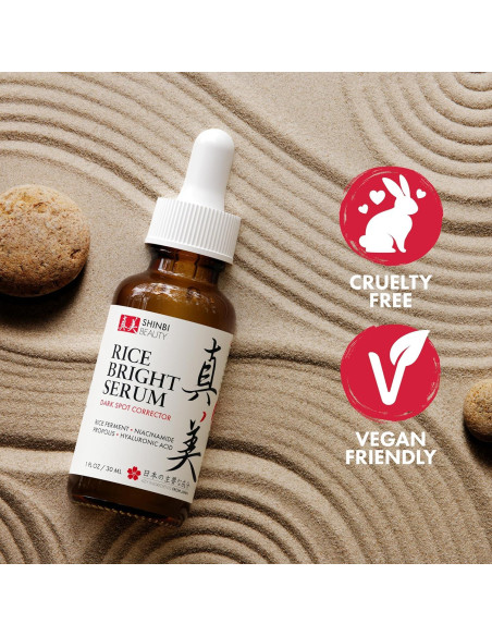 Suero Iluminador Shinbi 30ml Niacinamida y Arroz Japonés