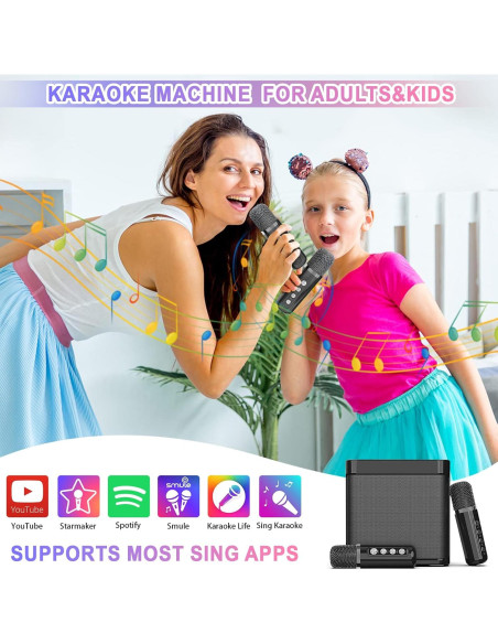 Máquina de Karaoke Aresrora KD-203 con 2 Micrófonos Máquina de Karaoke Aresrora KD-203 con 2 Micrófonos