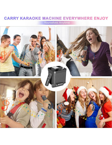 Máquina de Karaoke Aresrora KD-203 con 2 Micrófonos