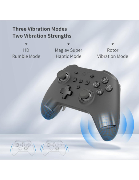 Controlador GuliKit KK3 Max Inalámbrico para Switch y PC - Negro