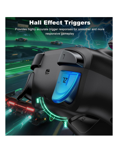 Controlador Inalámbrico Bluetooth AIfasterfly para PC y Switch