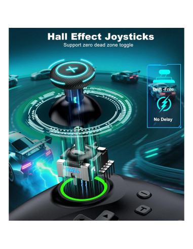 Controlador Inalámbrico Bluetooth AIfasterfly para PC y Switch