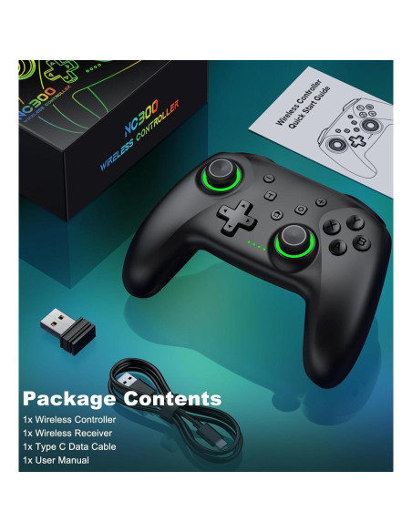 Controlador Inalámbrico Bluetooth AIfasterfly para PC y Switch