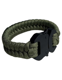 Pulsera de Cuerda Paracaídas Verde Militar SU LIFE 215mm