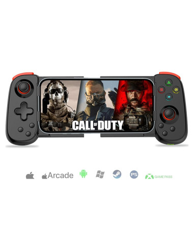 Controlador Inalámbrico Koiiko D6 DP para iPhone/Android/PC - Negro