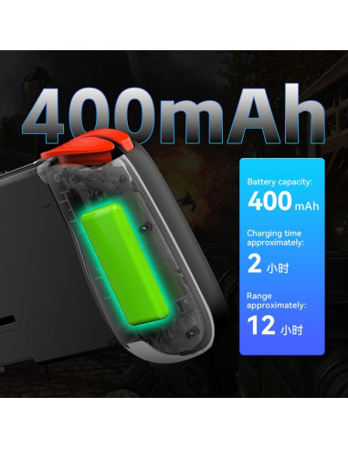 Controlador Inalámbrico Koiiko D6 DP para iPhone/Android/PC - Negro