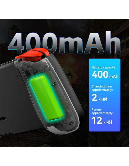 Controlador Inalámbrico Koiiko D6 DP para iPhone/Android/PC - Negro